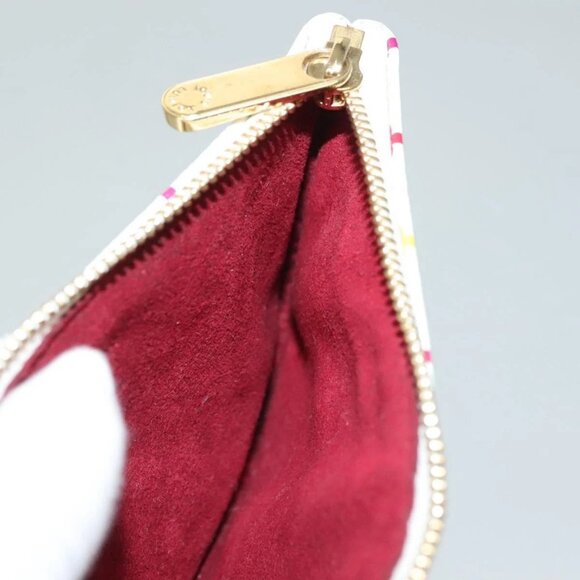 LOUIS VUITTON Multicolor Pochette Mira MM Pouch White M60096 LV Auth 132784 - Picture 13 of 16